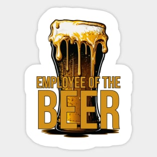 Employee of the Beer Sticker